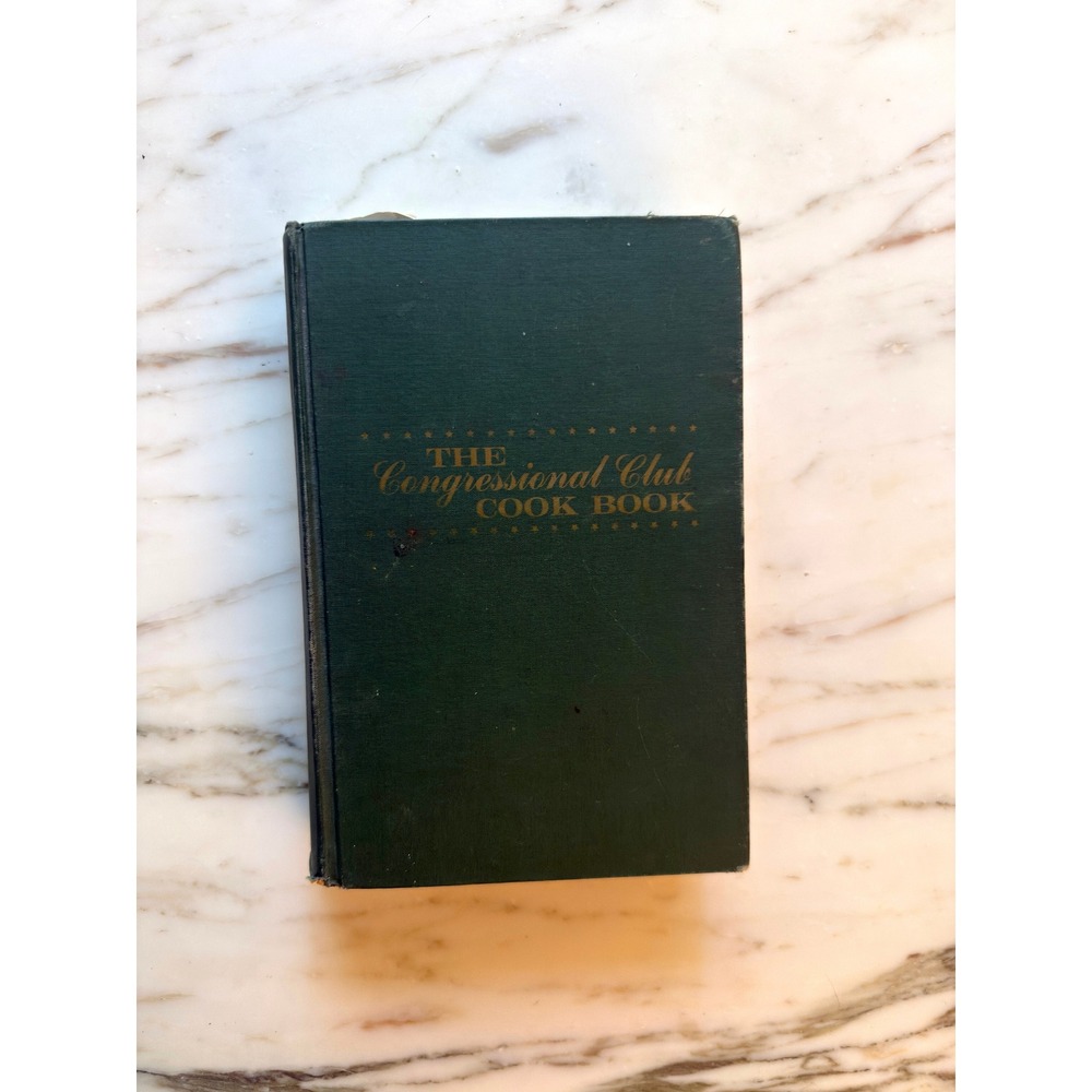 1970 Congressional Club Cookbook 8th Edition Washington DC Vintage Recipes